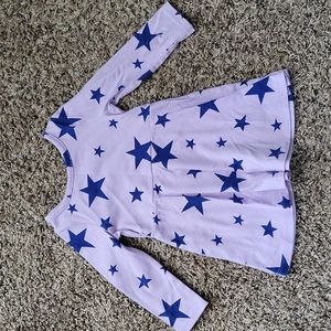 Cat & Jack toddler dress. Purple with stars. Size 18m.